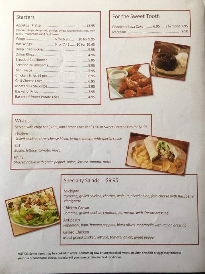 Little Town Lounge - Herron, MI menu_pic