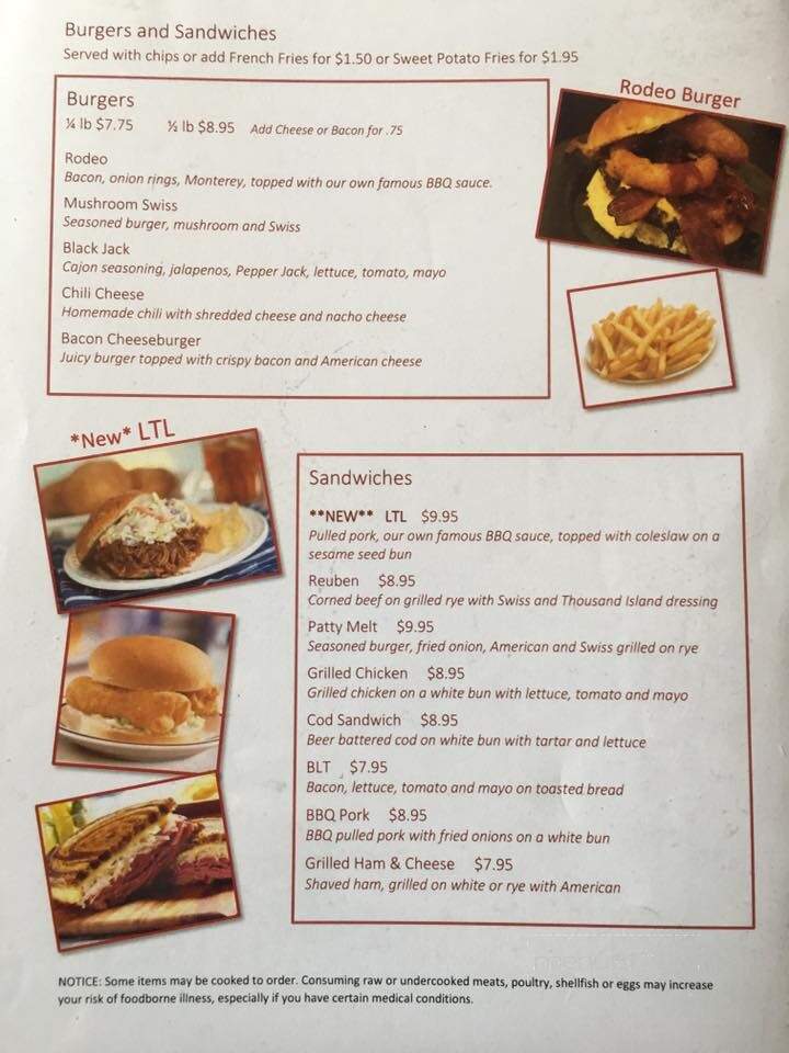 Little Town Lounge - Herron, MI menu_pic