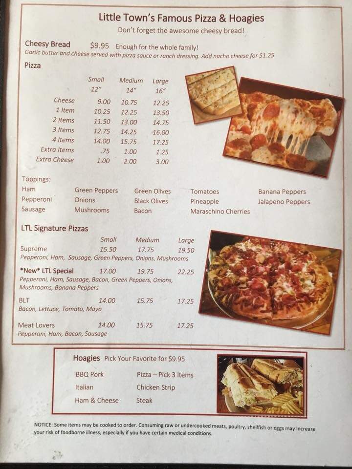 Little Town Lounge - Herron, MI menu_pic