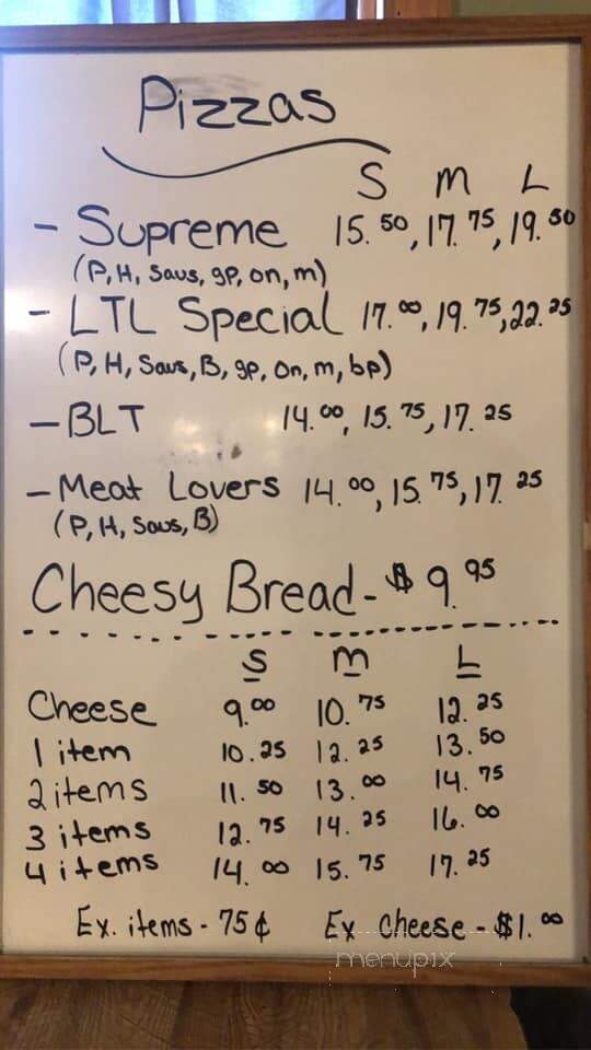 Little Town Lounge - Herron, MI menu_pic