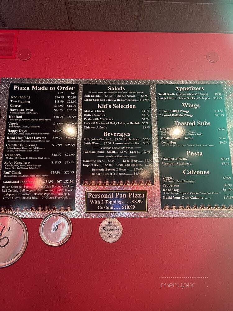 Cruizzer's Pizzaria - Keystone, SD menu_pic
