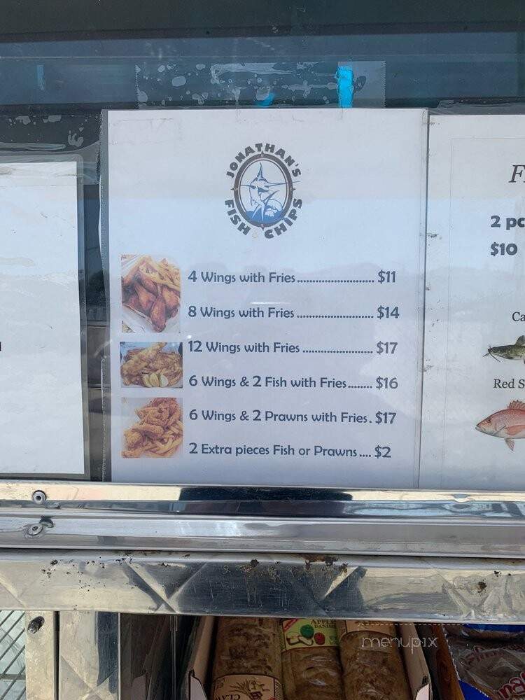 Johnathan's Fish & Chips - Georgina, ON menu_pic