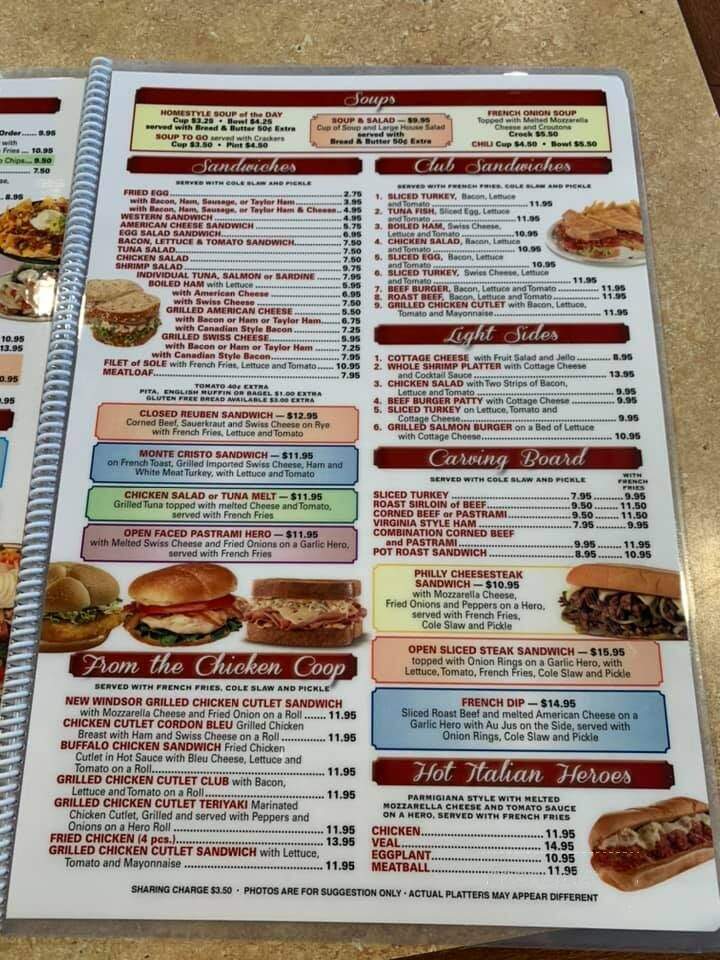 New Windsor Coach Diner - New Windsor, NY menu_pic