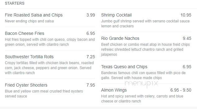 Island Cafe & Smokehouse - Port Aransas, TX menu_pic