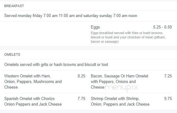 Island Cafe & Smokehouse - Port Aransas, TX menu_pic