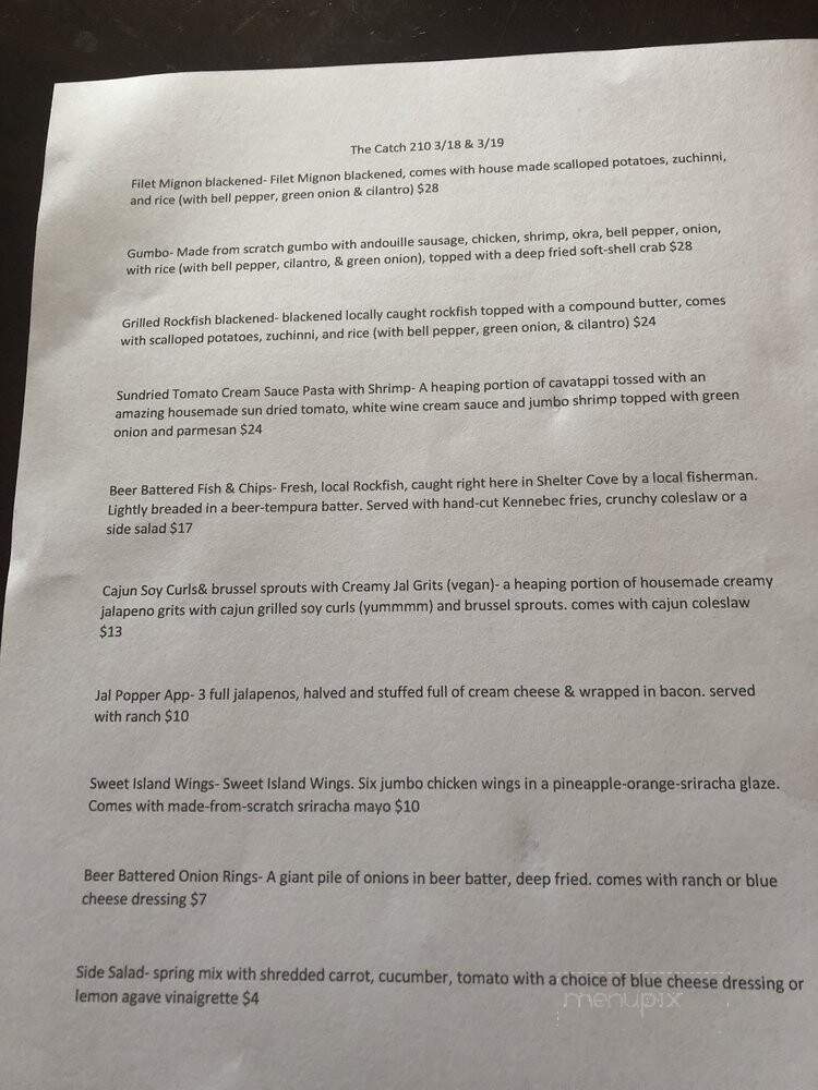 Mi Mochima - Whitethorn, CA menu_pic