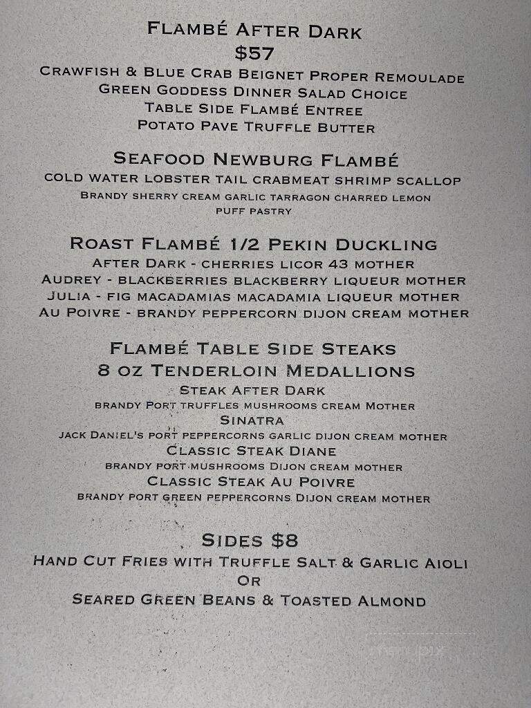 Flambe After Dark - Fort Walton Beach, FL menu_pic
