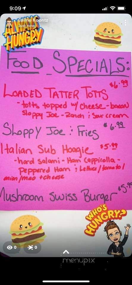 The Next Right Thing - Linesville, PA menu_pic