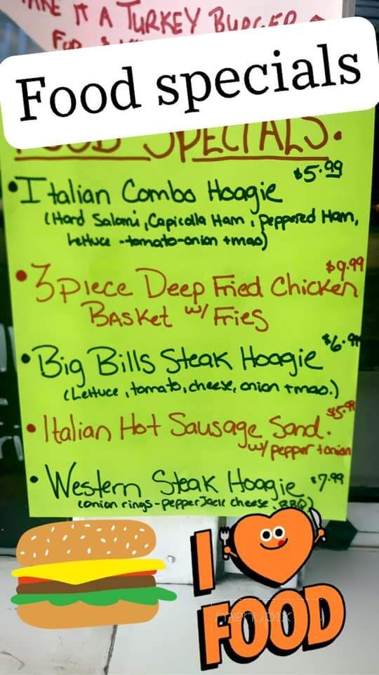 The Next Right Thing - Linesville, PA menu_pic