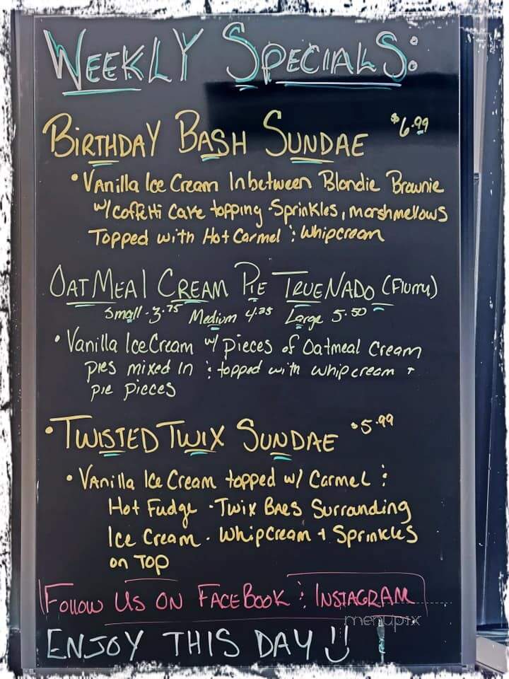 The Next Right Thing - Linesville, PA menu_pic