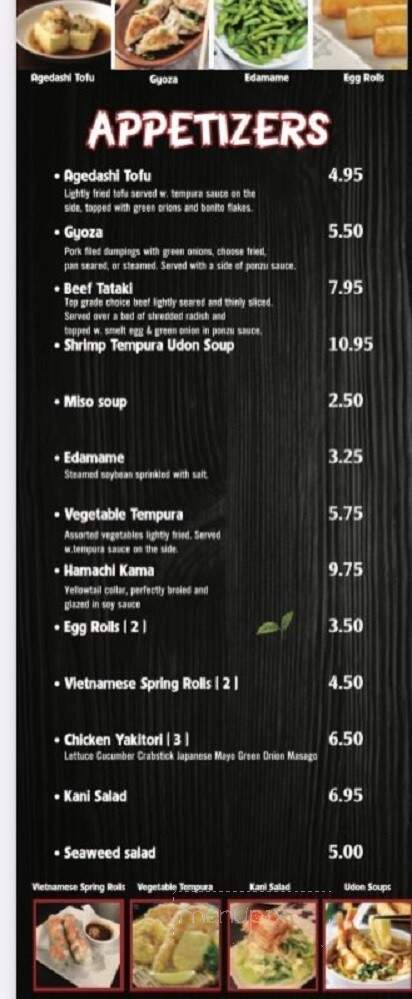 Ikook Hibachi - Clinton, TN menu_pic