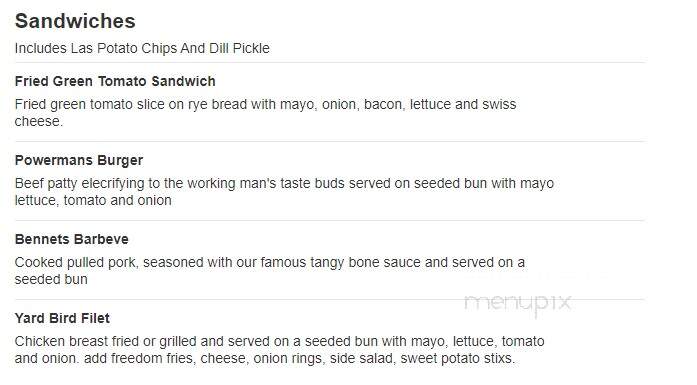 Whistle Stop Cafe - Winchester, TN menu_pic