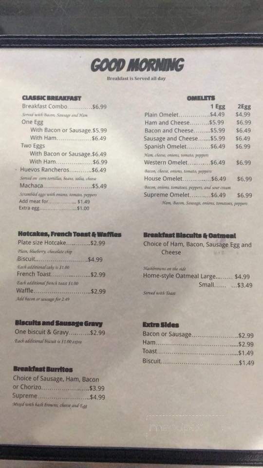 Macias Restaurant - Sublette, KS menu_pic
