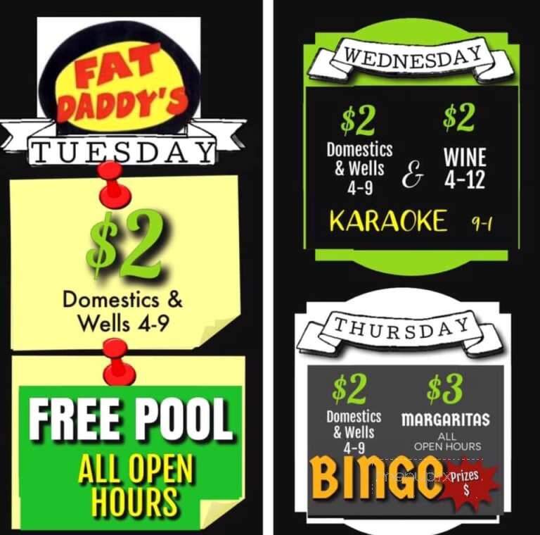 Fat Daddy's Fine Foods - Auburn, AL menu_pic