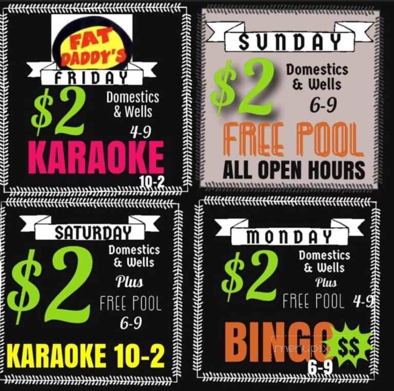 Fat Daddy's Fine Foods - Auburn, AL menu_pic