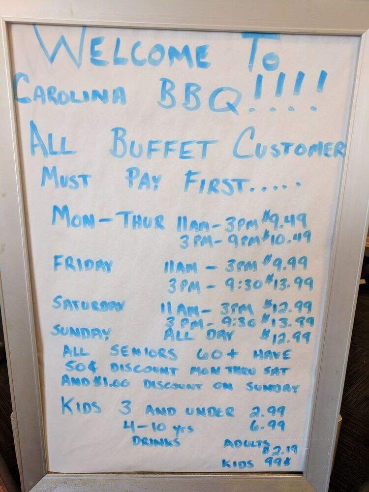 Carolina Chicken and BBQ - Emporia, VA menu_pic