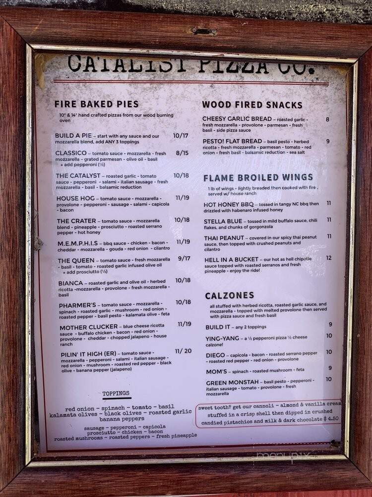 Catalyst Pizza - Grants Pass, OR menu_pic