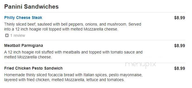 Giovanni's Restaurant - Lampasas, TX menu_pic