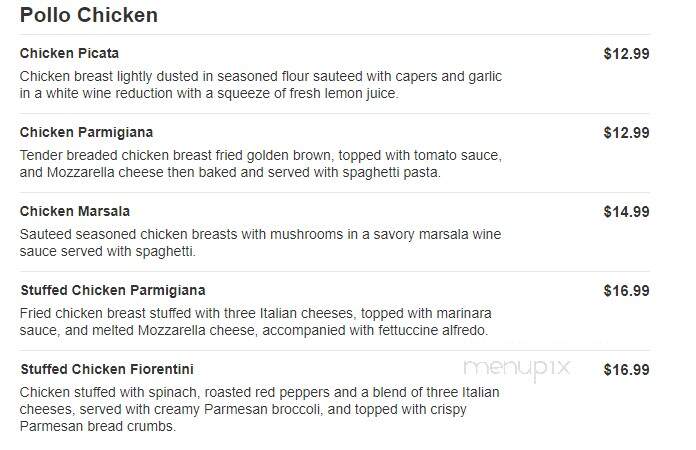 Giovanni's Restaurant - Lampasas, TX menu_pic