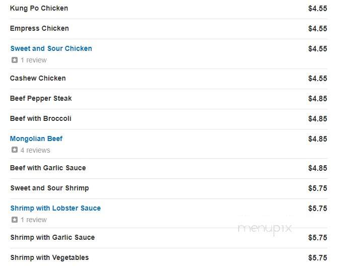 Happy Wok - Milwaukee, WI menu_pic
