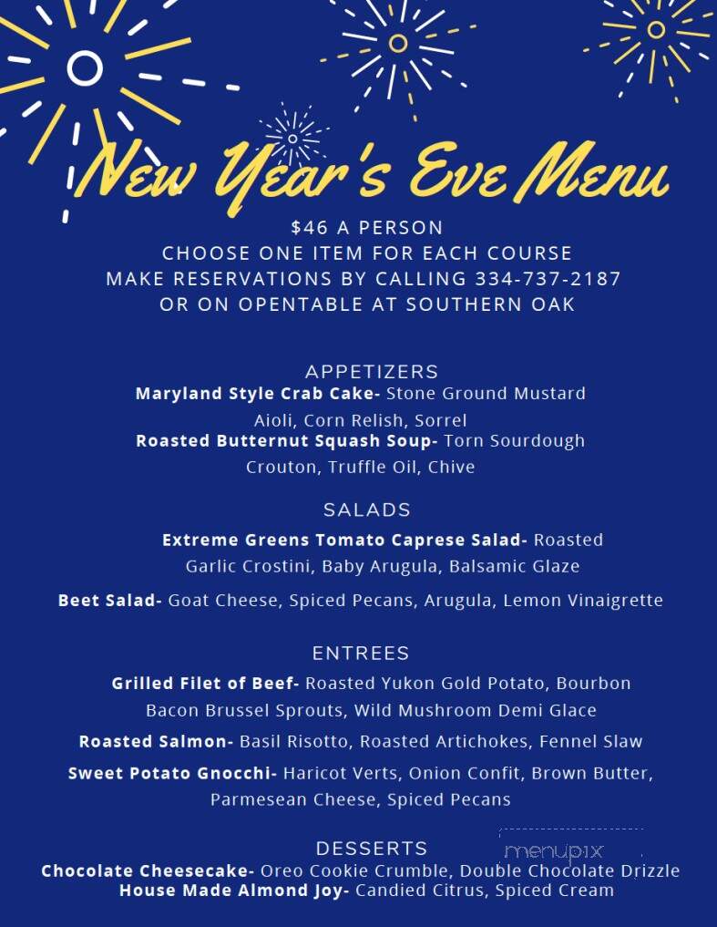 Marriott-Grand National - Opelika, AL menu_pic