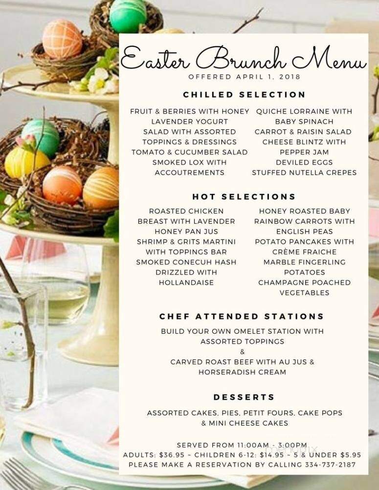 Marriott-Grand National - Opelika, AL menu_pic