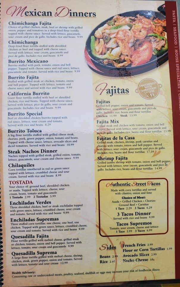 Little New York - North Webster, IN menu_pic