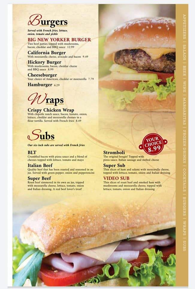 Little New York - North Webster, IN menu_pic