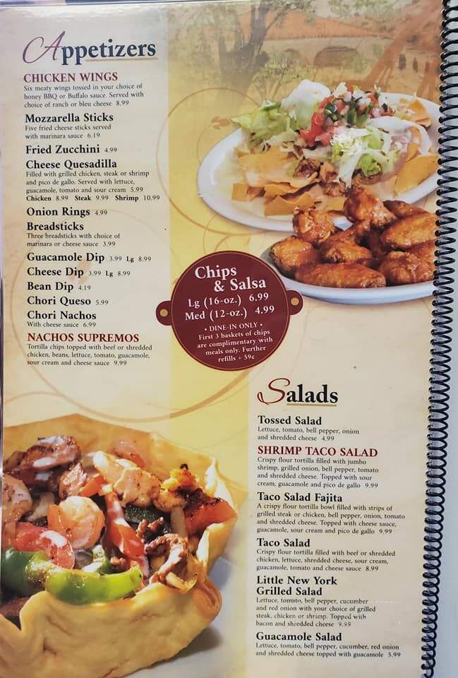 Little New York - North Webster, IN menu_pic