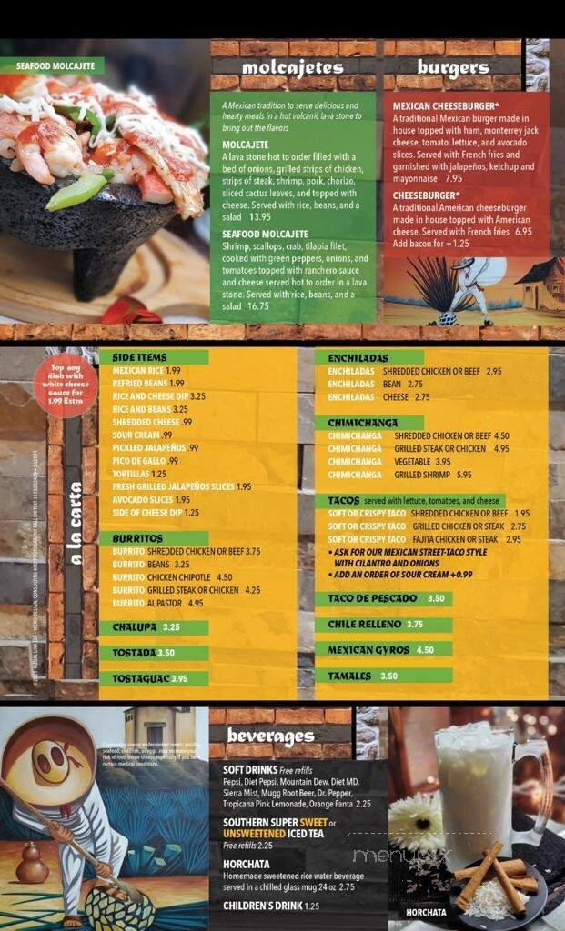 La Fuente - Fairfield, IL menu_pic