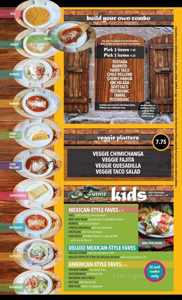 La Fuente - Fairfield, IL menu_pic