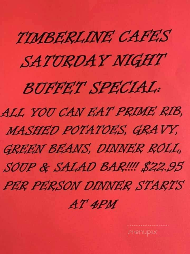 Timberline Cafe & Rv Park - Weippe, ID