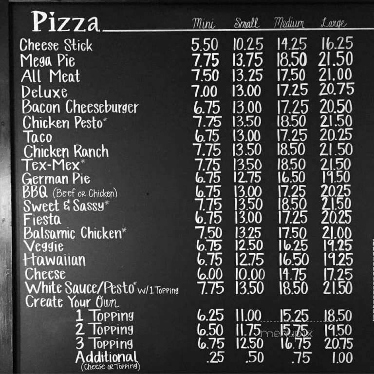 Main Street Pizza Cafe - Inman, KS menu_pic