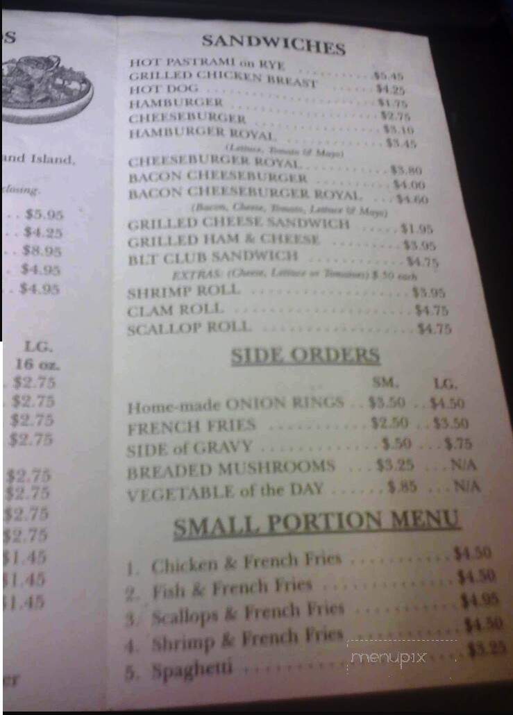 Greg's Place - South China, ME menu_pic