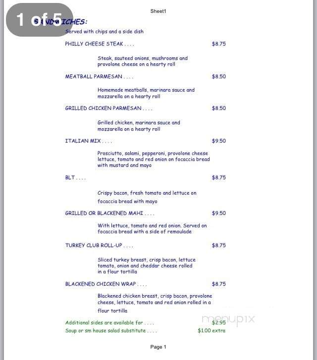 Mosca's - Sunrise Beach, TX menu_pic