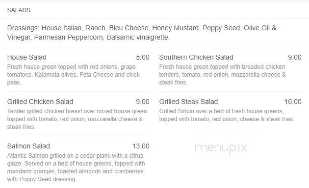 Red Caboose Italian Restaurant - Clarksburg, WV menu_pic