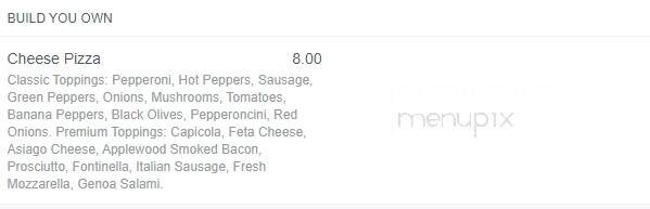 Red Caboose Italian Restaurant - Clarksburg, WV menu_pic