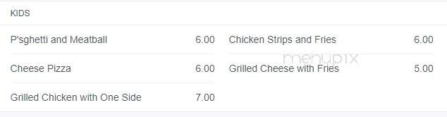 Red Caboose Italian Restaurant - Clarksburg, WV menu_pic