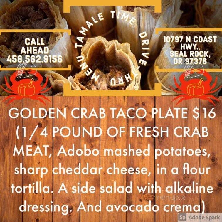 Tamale Time - Seal Rock, OR menu_pic