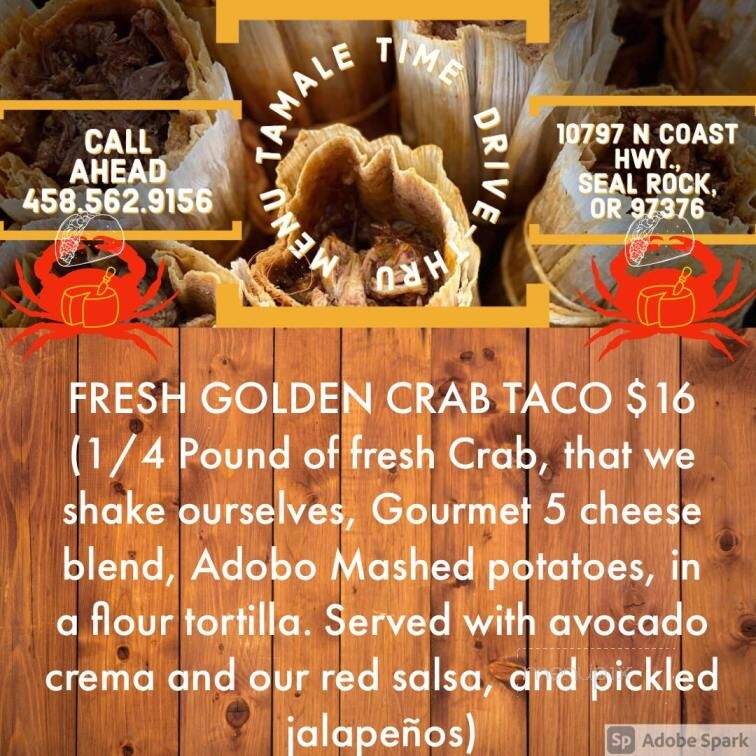 Tamale Time - Seal Rock, OR menu_pic
