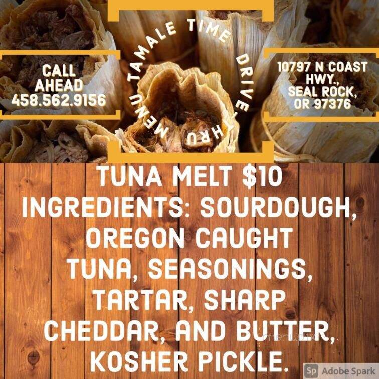 Tamale Time - Seal Rock, OR menu_pic