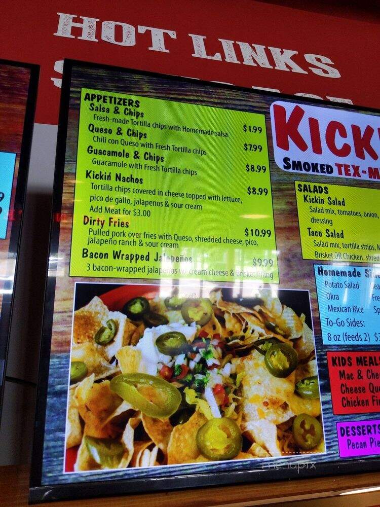 Kickin'Q - Wylie, TX menu_pic