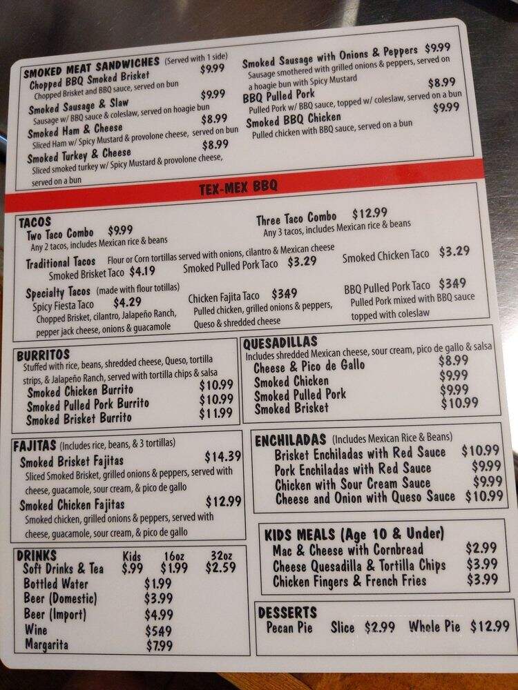 Kickin'Q - Wylie, TX menu_pic
