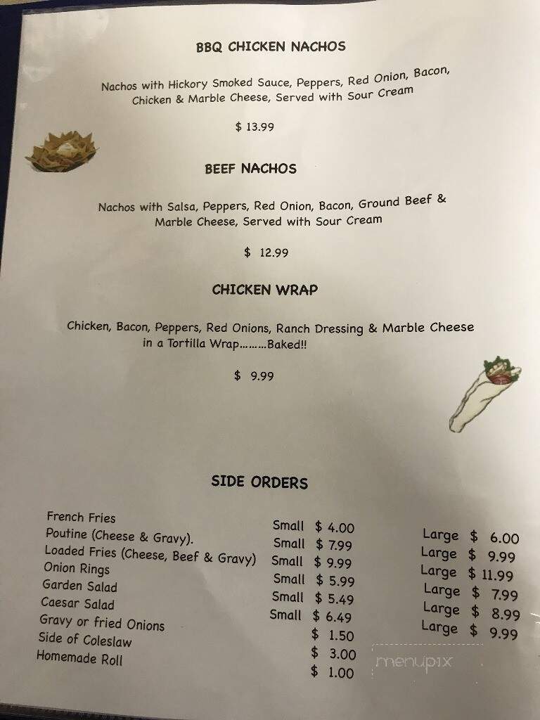 Red Roof Restaurant - Riverside-Albert, NB menu_pic