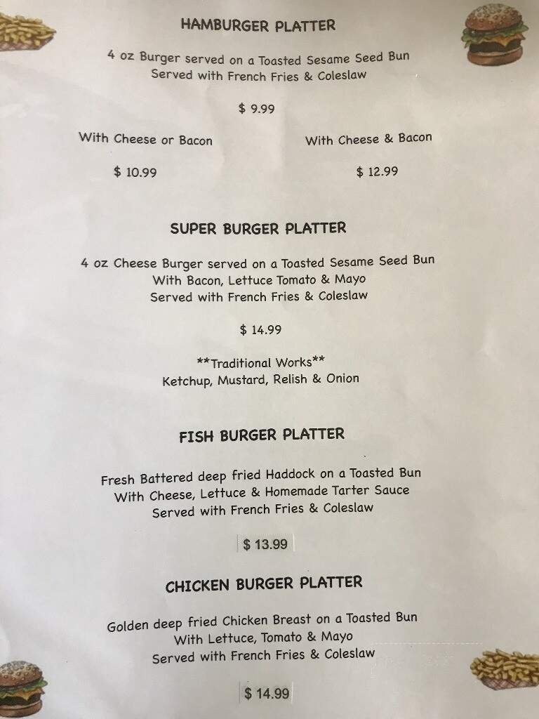 Red Roof Restaurant - Riverside-Albert, NB menu_pic