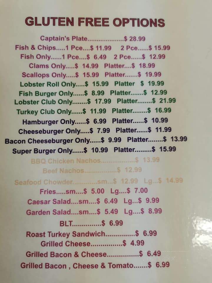 Red Roof Restaurant - Riverside-Albert, NB menu_pic