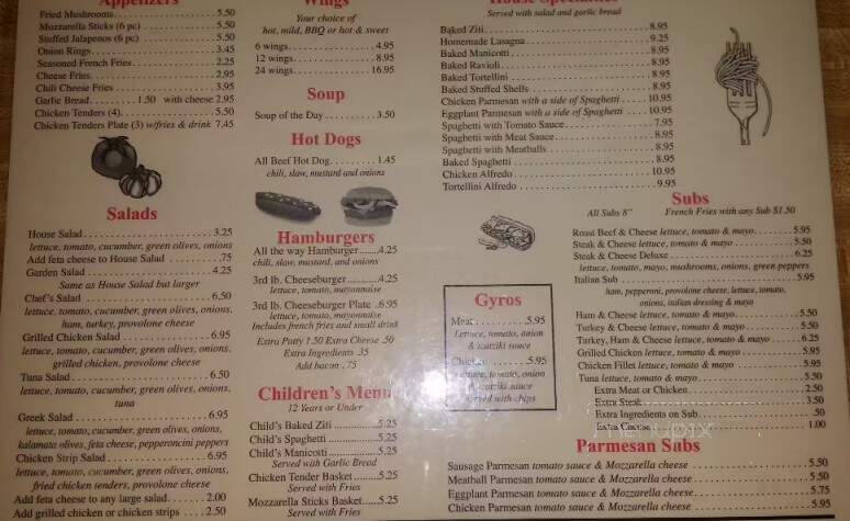 Hawkin's Avenue Grill - Sanford, NC menu_pic