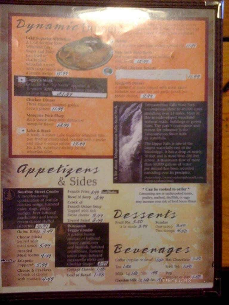 Little Falls Inn Red Flannel - Paradise, MI menu_pic