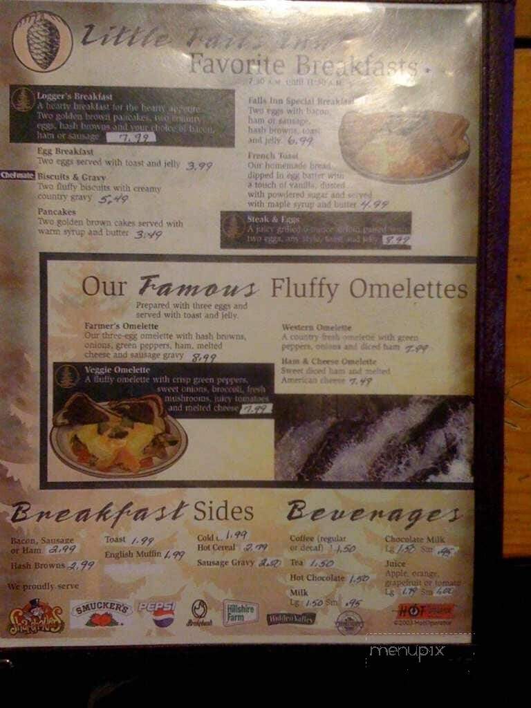 Little Falls Inn Red Flannel - Paradise, MI menu_pic