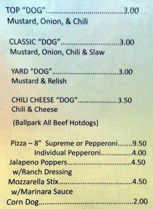 O'Neil's - Mint Hill, NC menu_pic